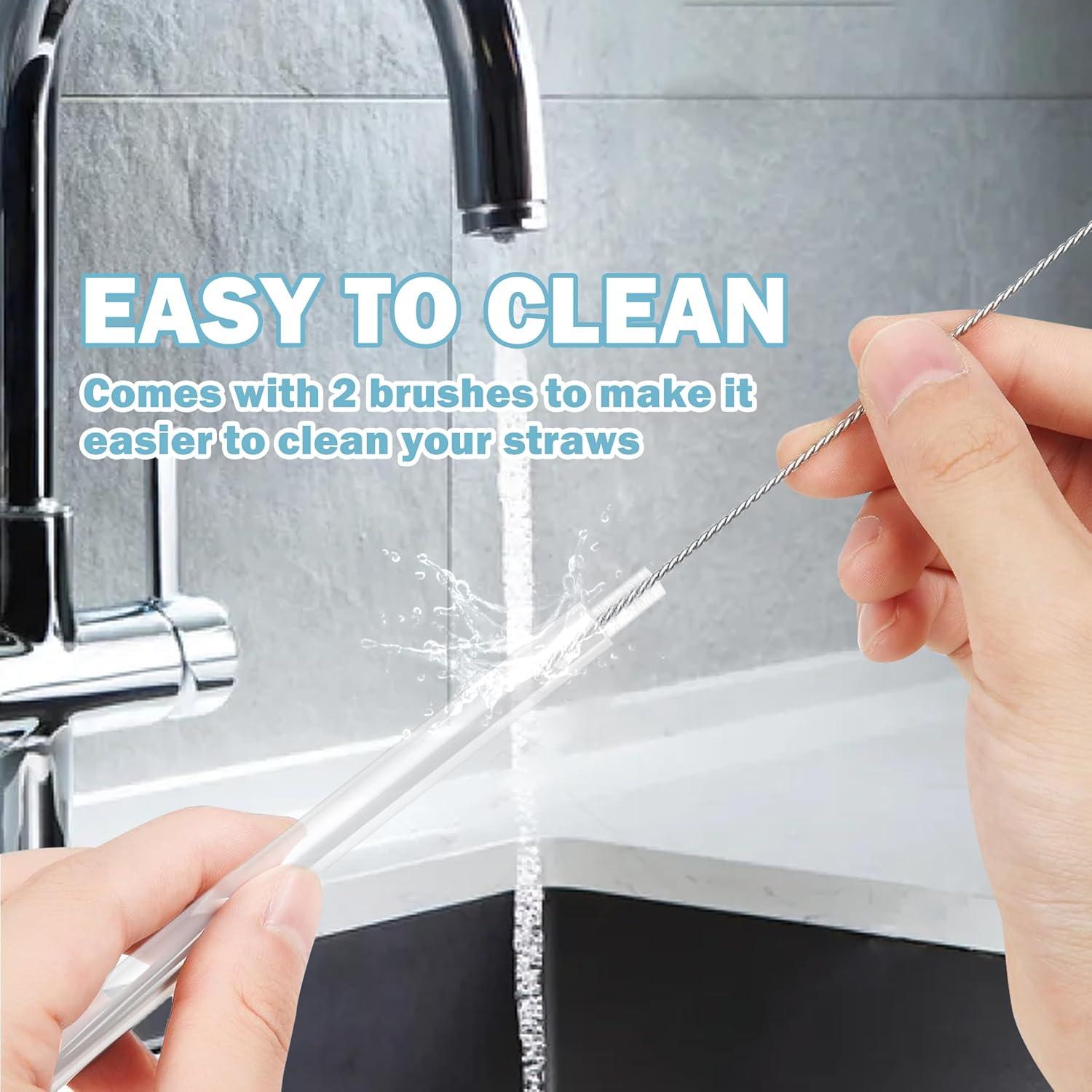 Pajitas Reutilizables HEYSKAY 6PCS Tritan para Owala 24oz y 32oz