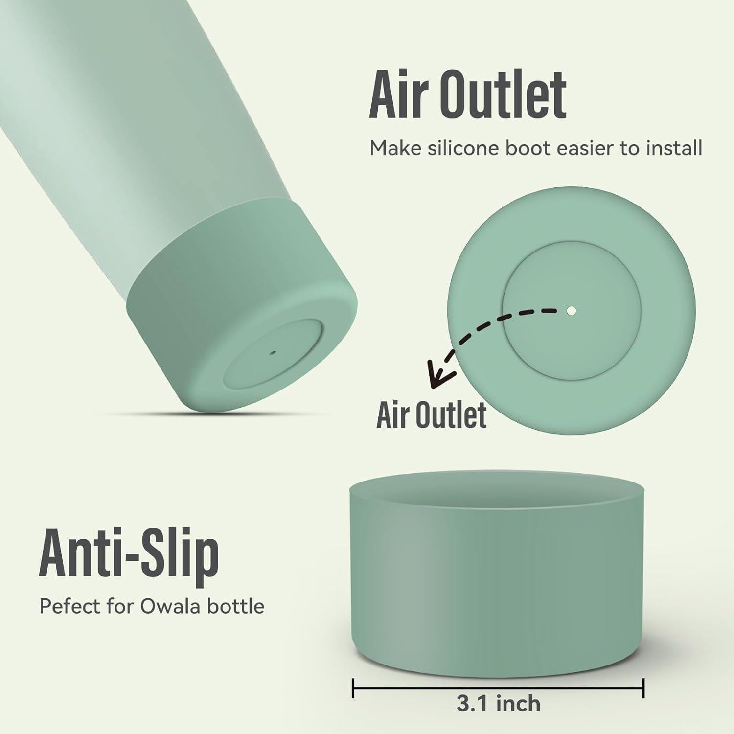 Botas de Silicona BonneChance para Owala 30oz y 40oz Antideslizantes