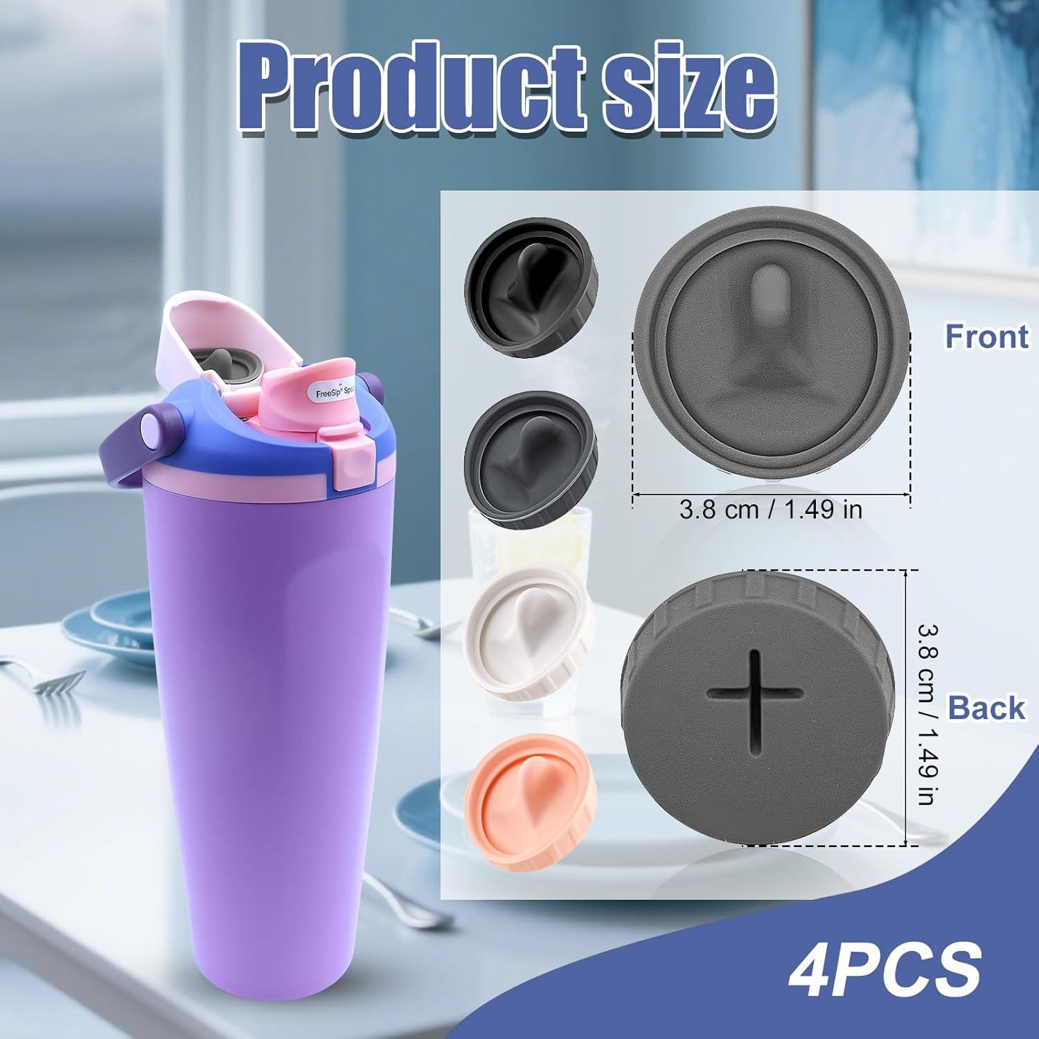 4 Tapones de Reemplazo Silicona JTJEI para Owala 30oz 40oz