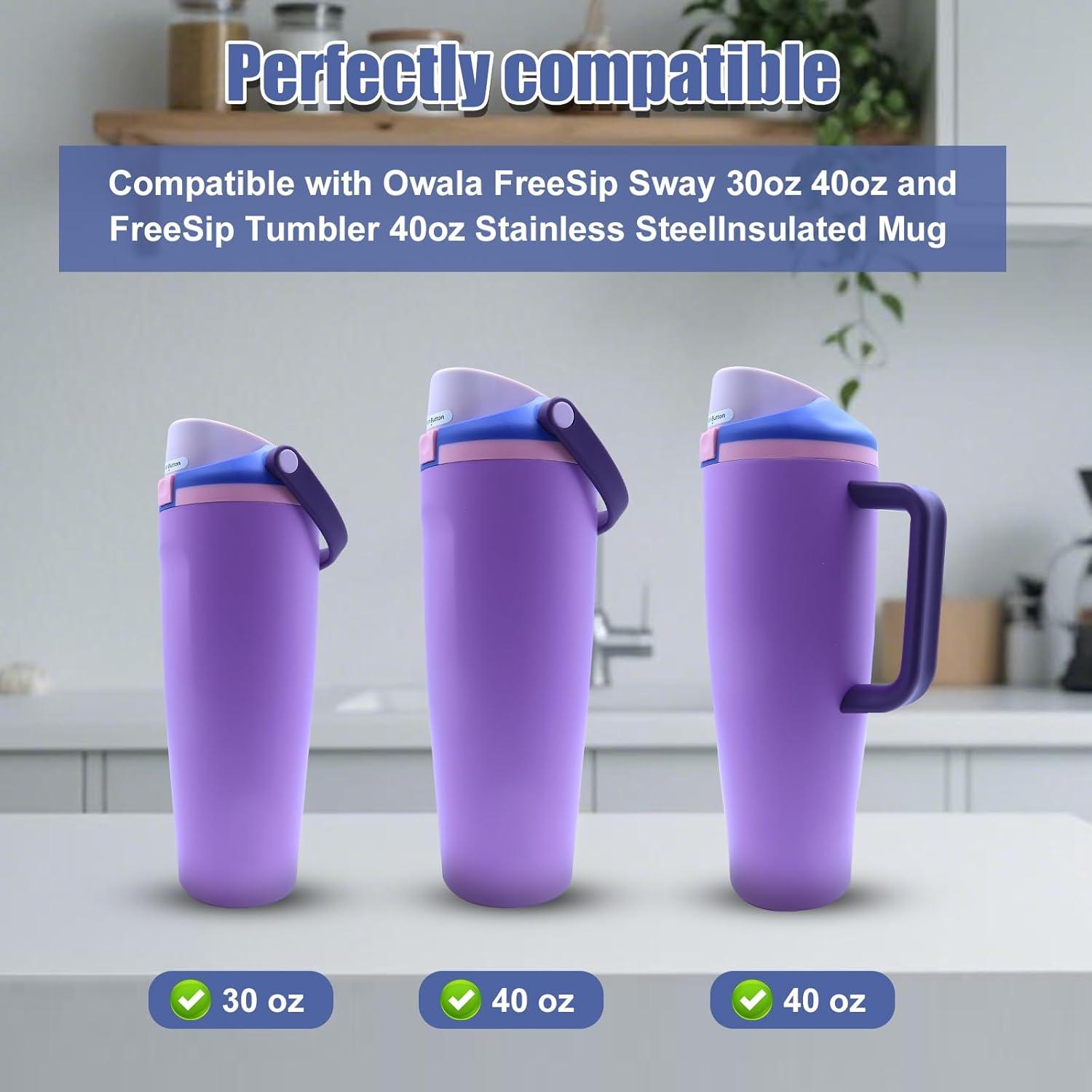 4 Tapones de Reemplazo Silicona JTJEI para Owala 30oz 40oz