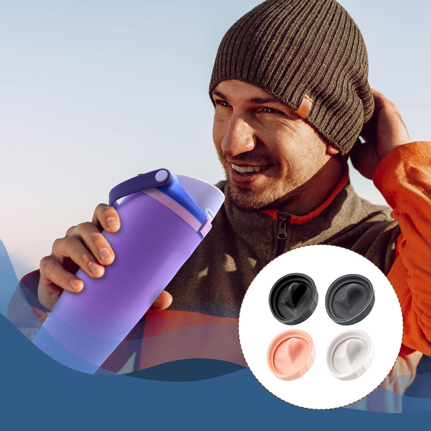 4 Tapones de Reemplazo Silicona JTJEI para Owala 30oz 40oz