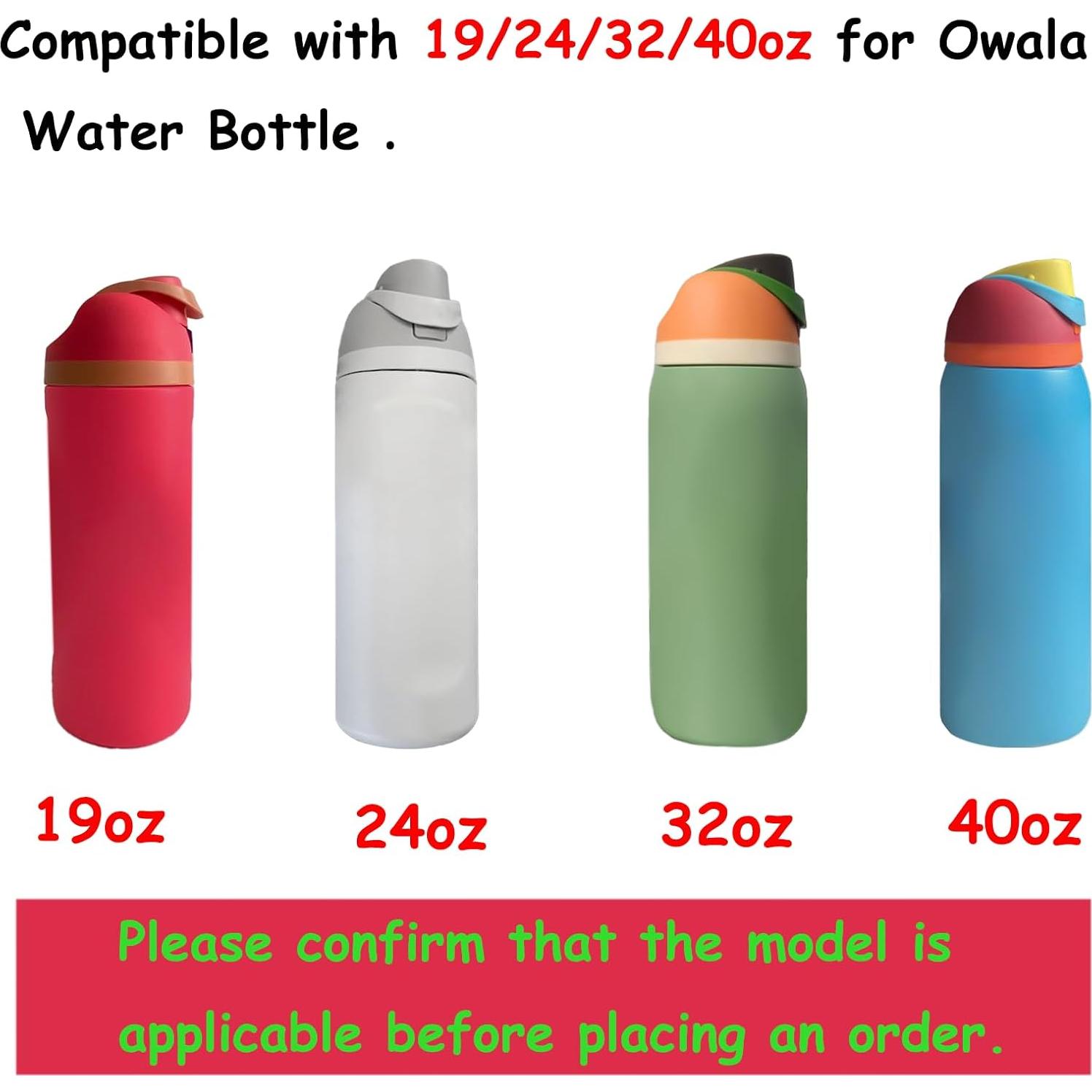 Paquete de 4 Tapones de Silicona CaoXiong para Owala FreeSip 570ml-1.18L