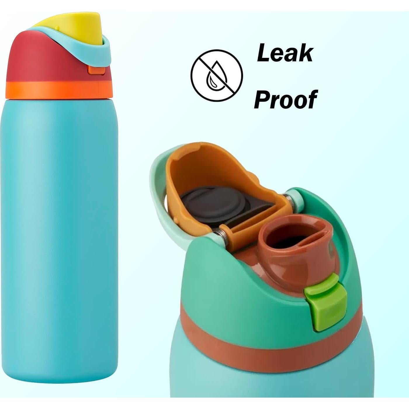 4 Tapones de Silicona Owala FreeSip 19oz a 40oz a Prueba de Fugas