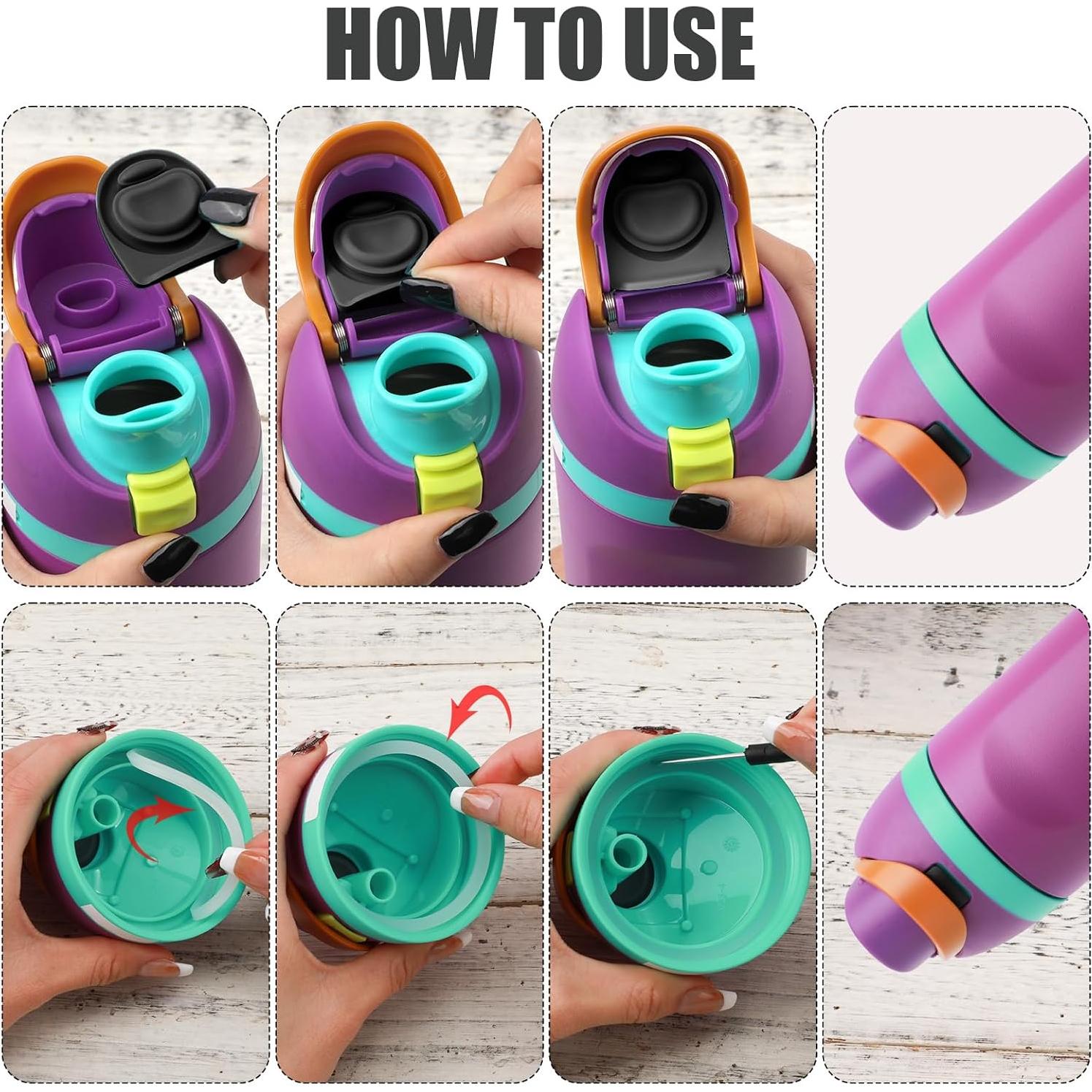 7 Piezas Accesorios Botellas Agua Owala FreeSip 19-40 oz