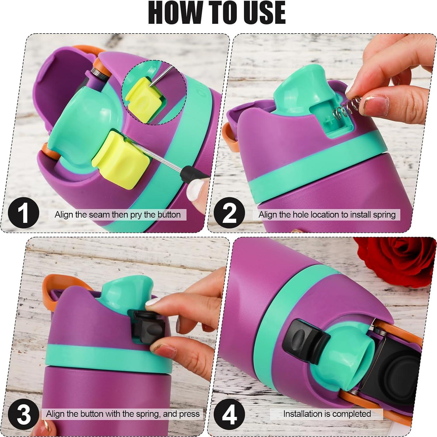 7 Piezas Accesorios Botellas Agua Owala FreeSip 19-40 oz