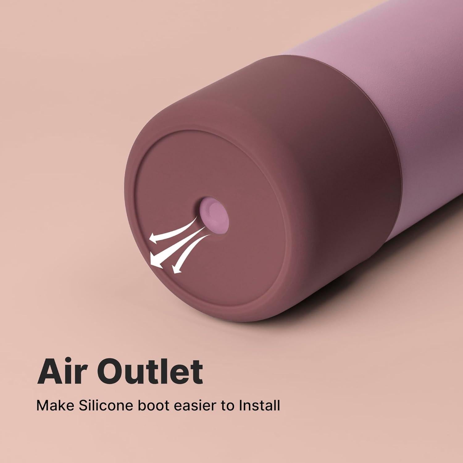 Funda Protectora de Silicona Owala 24 oz - Marrón Rojizo