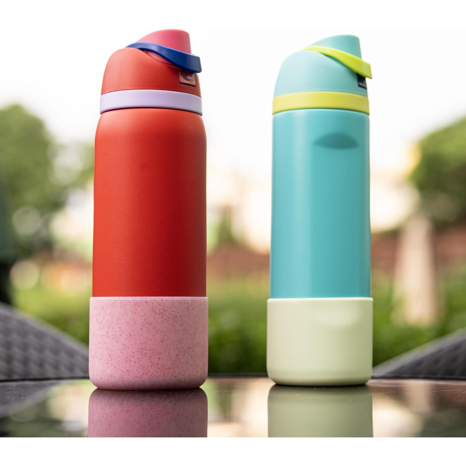 Funda Protectora de Silicona Owala 24 oz - Marrón Rojizo