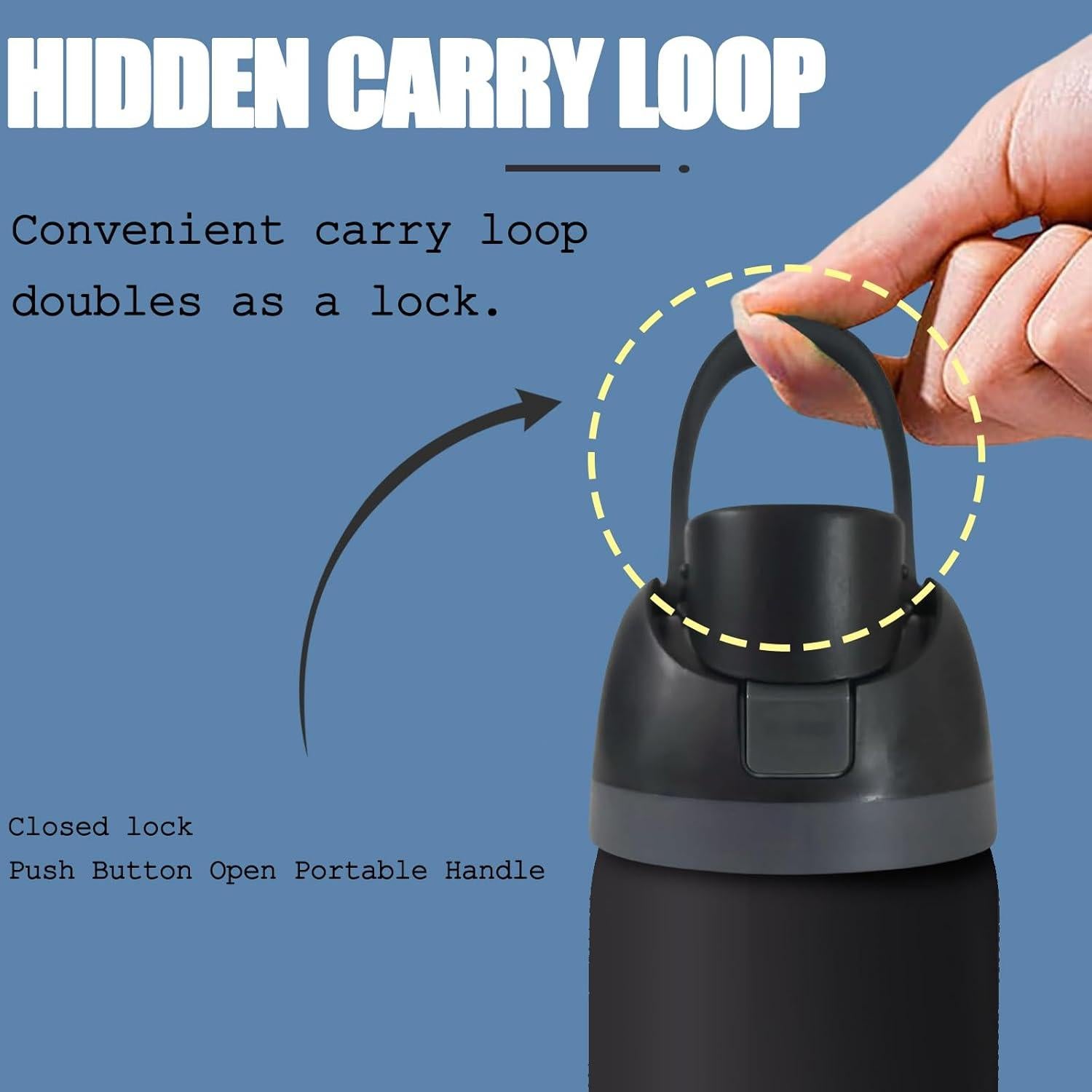 Tapa de Reemplazo NIGRITY para Botella Owala Freesip 25oz