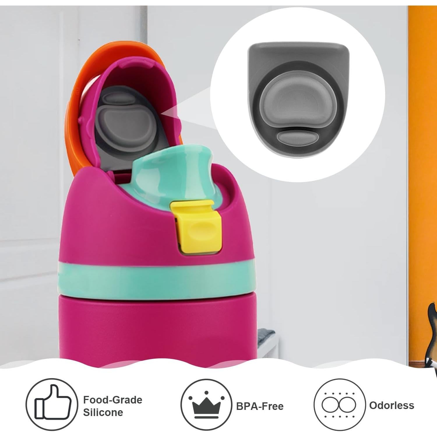 6 Tapones de Reemplazo PEUTIER para Botellas Owala FreeSip