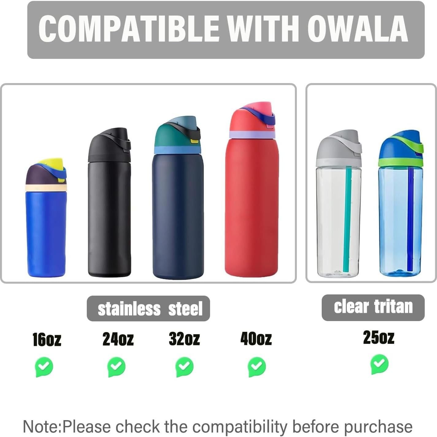 Tapa de Reemplazo LUMIMITUAN para Botella Owala Freesip 0.47L-1.18L