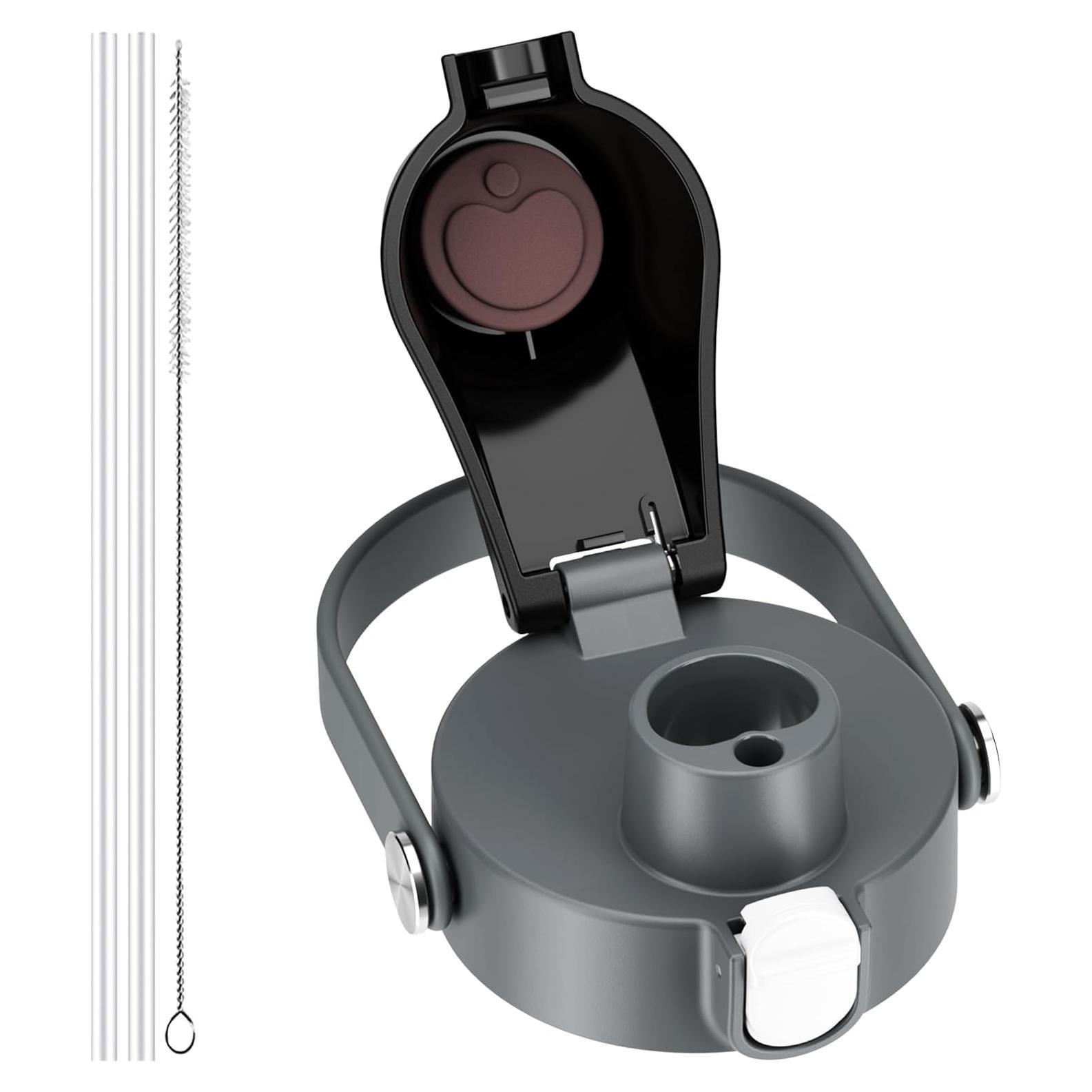 Tapa de Reemplazo Owala Freesip 2 en 1 Gris-Negro 0.47L a 1.18L