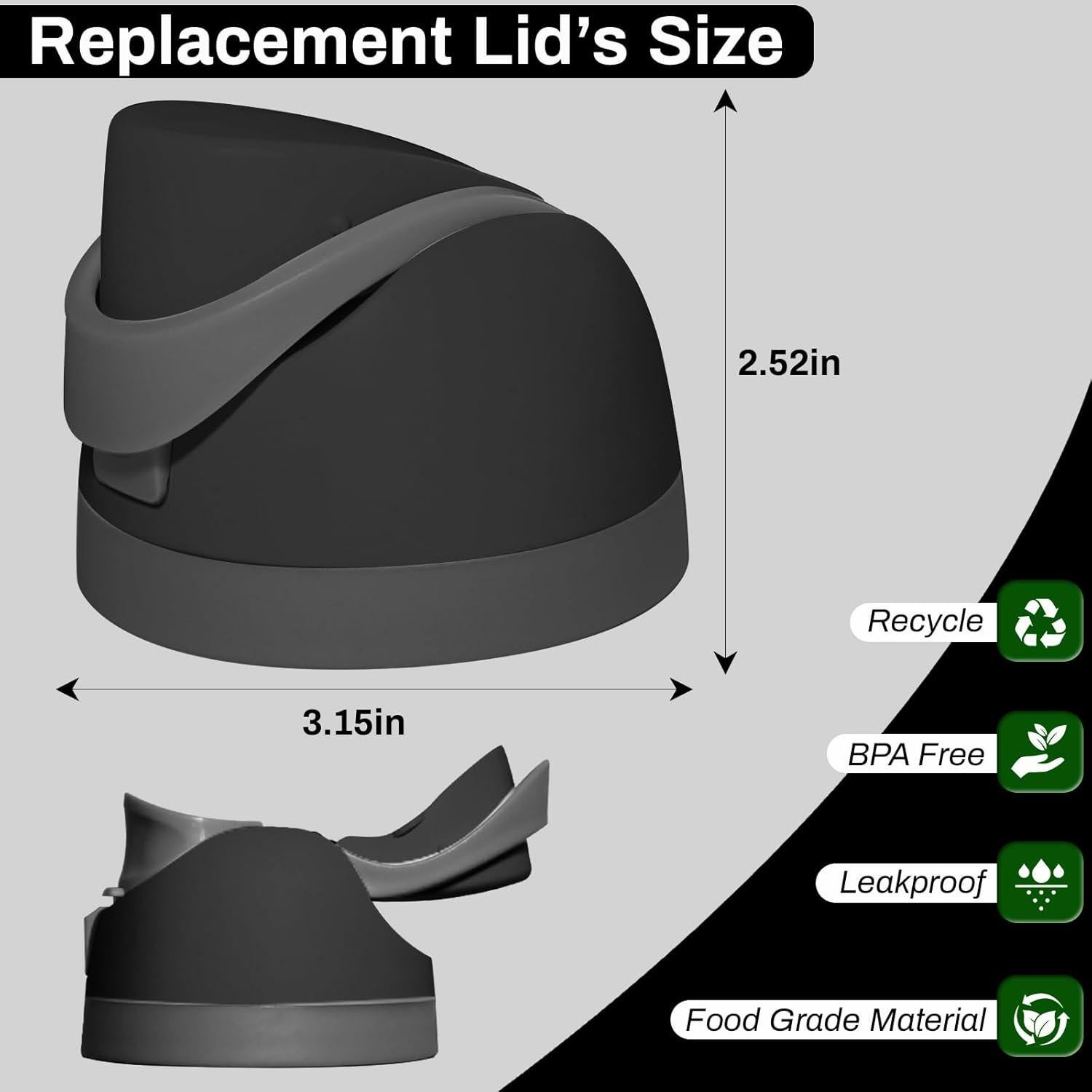 Tapa de Reemplazo HeyMoly para Botellas Owala FreeSip 2 Paquete