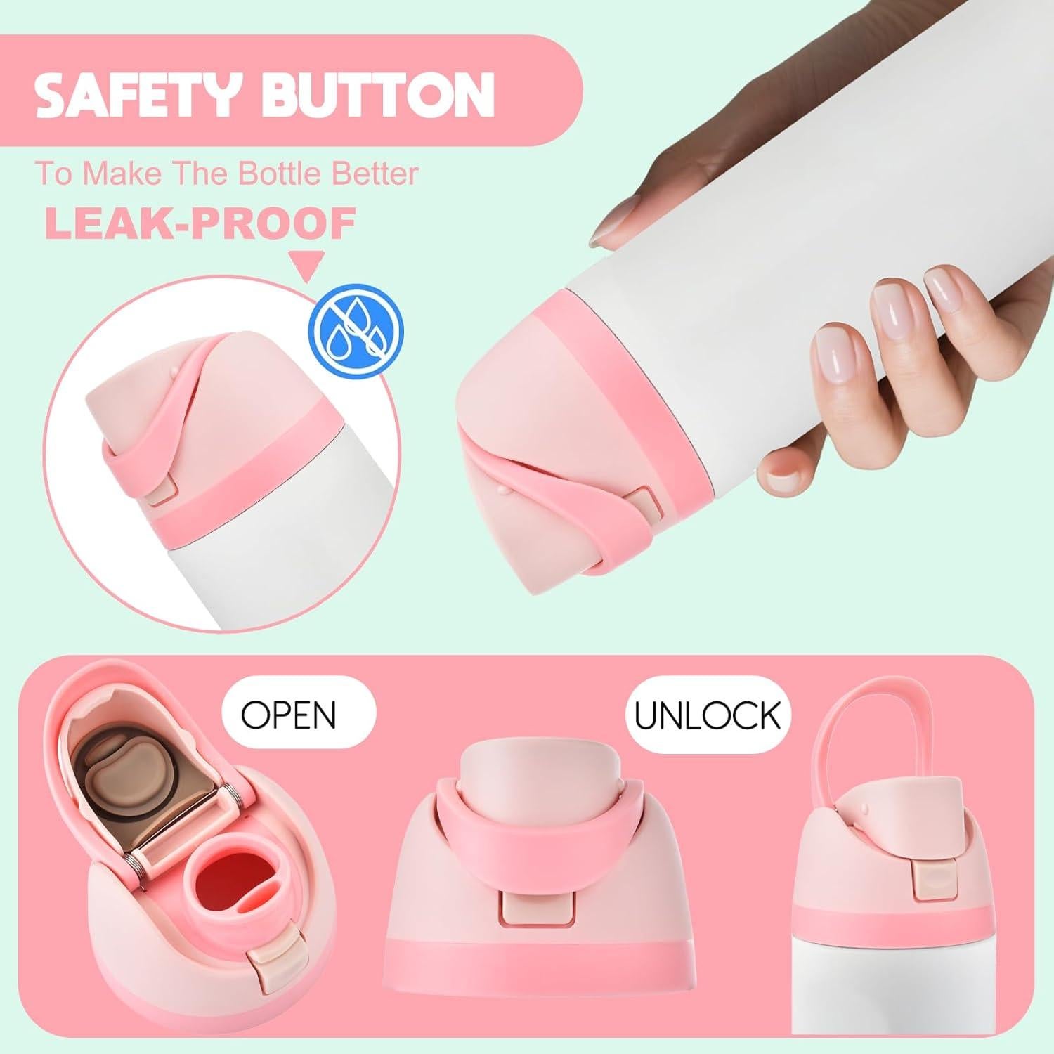 Tapa de Reemplazo Owala Freesip Rosa con Popote y Cepillos