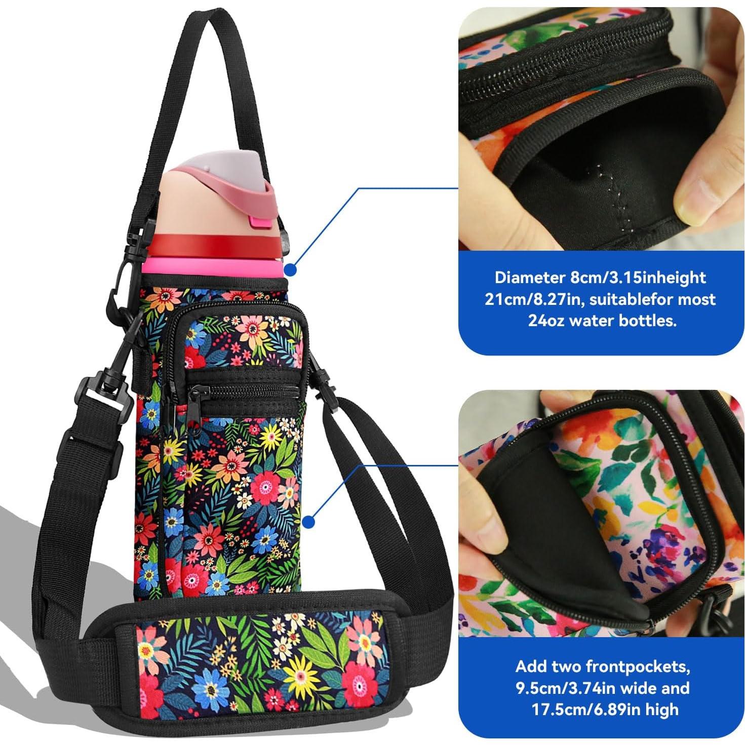 Bolsa Portabotellas Neopreno SLEILIN 24oz con Bolsillo