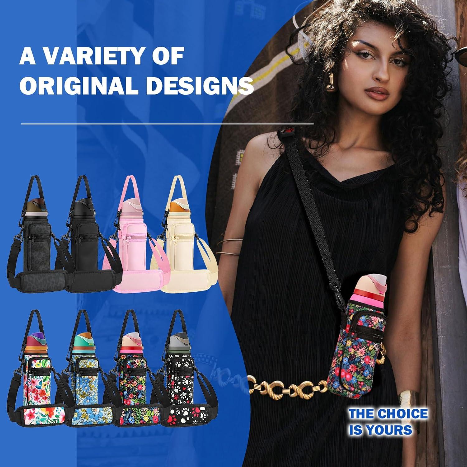 Bolsa Portabotellas Neopreno SLEILIN 24oz con Bolsillo