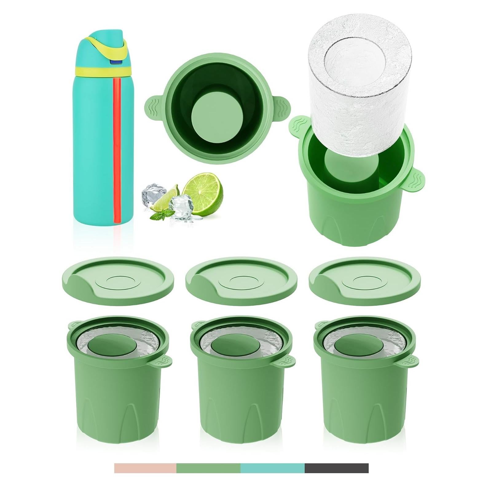 Moldes de Hielo TOVICE para Owala 24-40oz, Silicona Verde