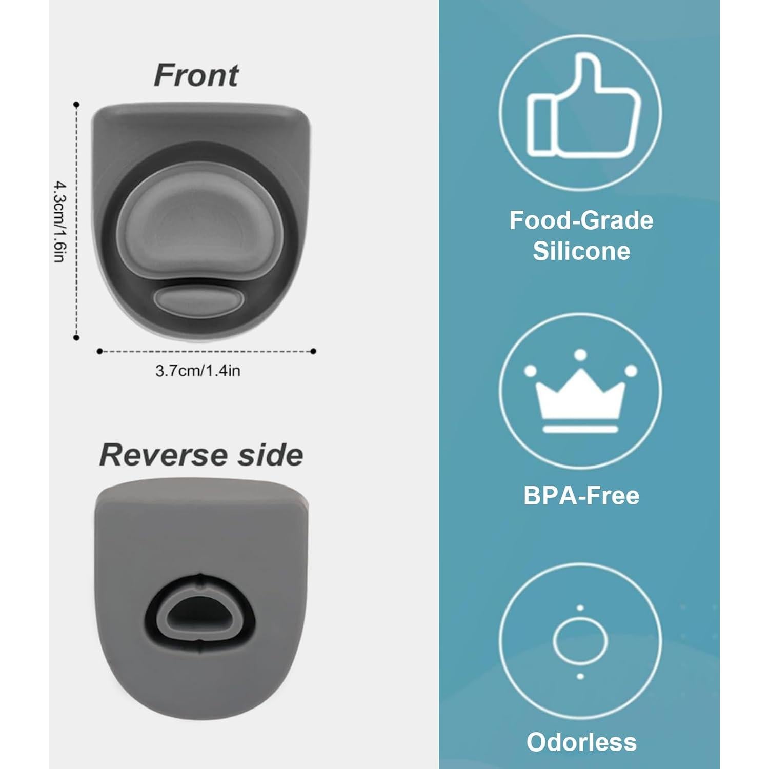 Rubber Seal Replacement Stopper,Silicone Cap Insert, Compatible with Owala Freesip Spout Lid-4 Pack Gasket Stopper Replacement Parts