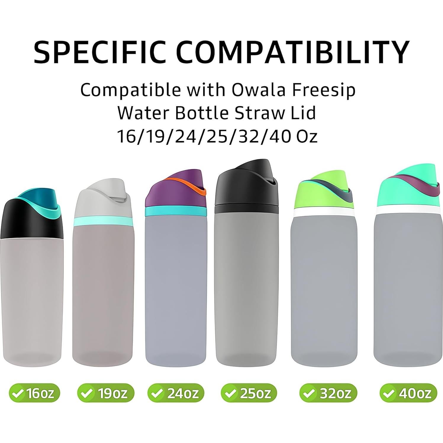 Rubber Seal Replacement Stopper,Silicone Cap Insert, Compatible with Owala Freesip Spout Lid-4 Pack Gasket Stopper Replacement Parts