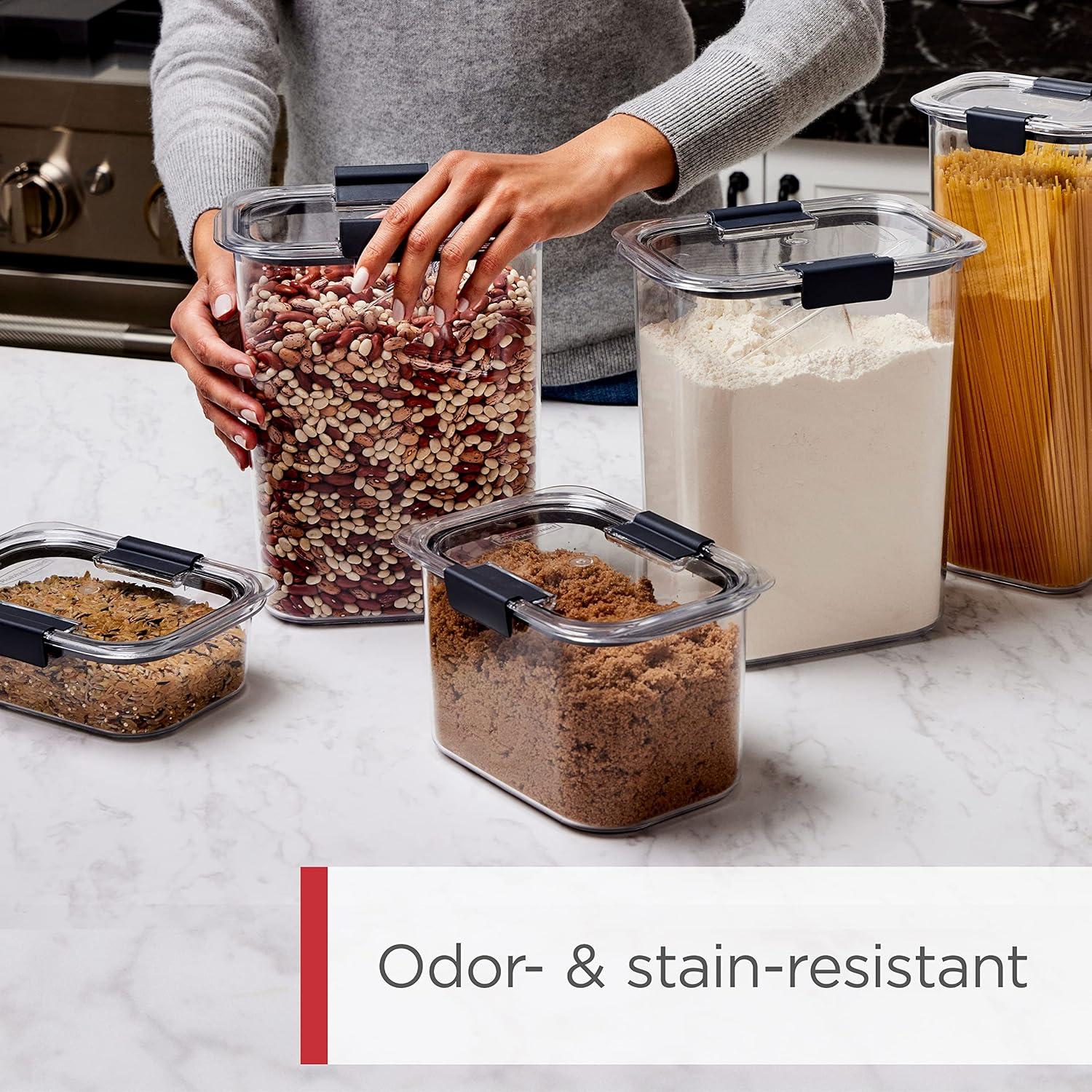 Juego de 10 Contenedores Herméticos Rubbermaid Brilliance