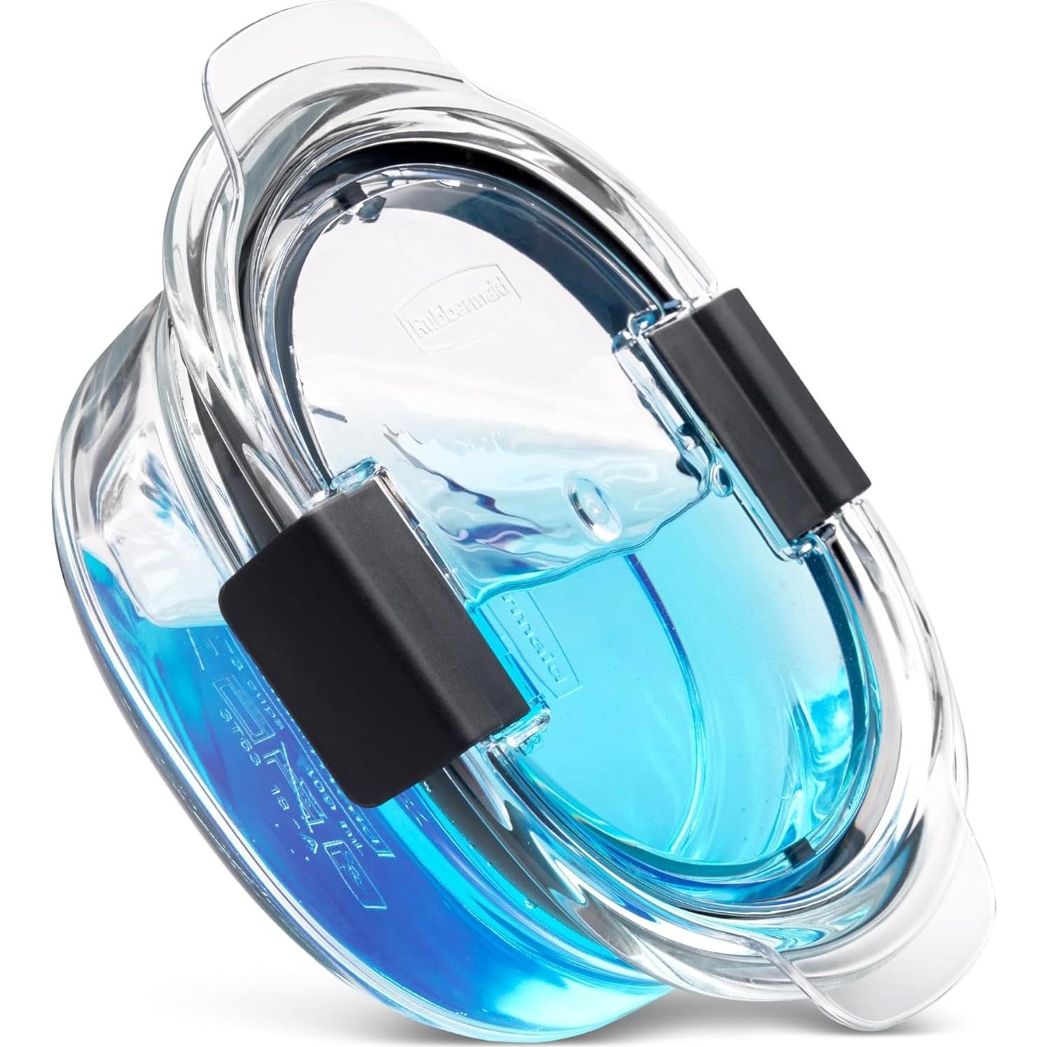 Conjunto de 6 Contenedores de Almacenamiento Rubbermaid Brilliance de Vidrio