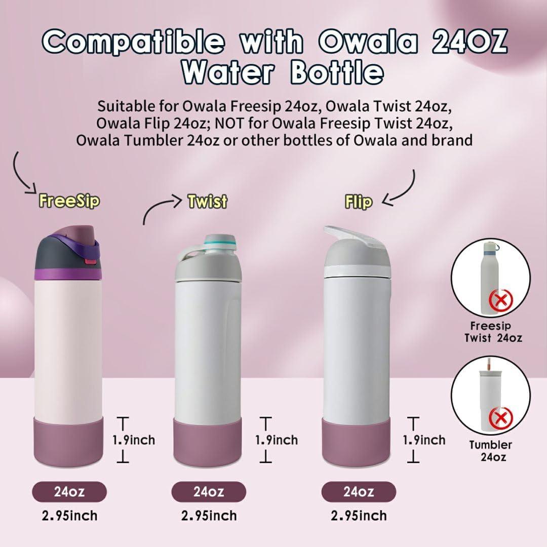 2PCS Botas de Silicona BKBY para Botellas Owala 24oz y 32oz
