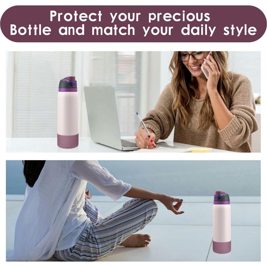2PCS Botas de Silicona BKBY para Botellas Owala 24oz y 32oz