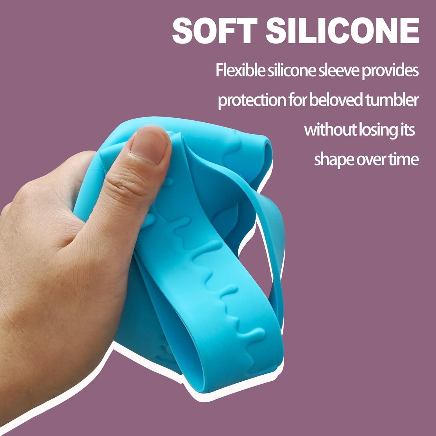 Botín de Silicona para Botella Owala Freesip 24oz - Azul