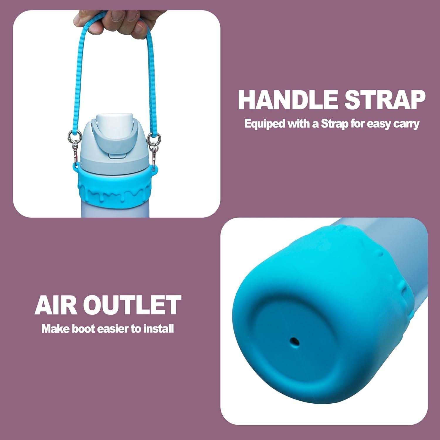 Botín de Silicona para Botella Owala Freesip 24oz - Azul