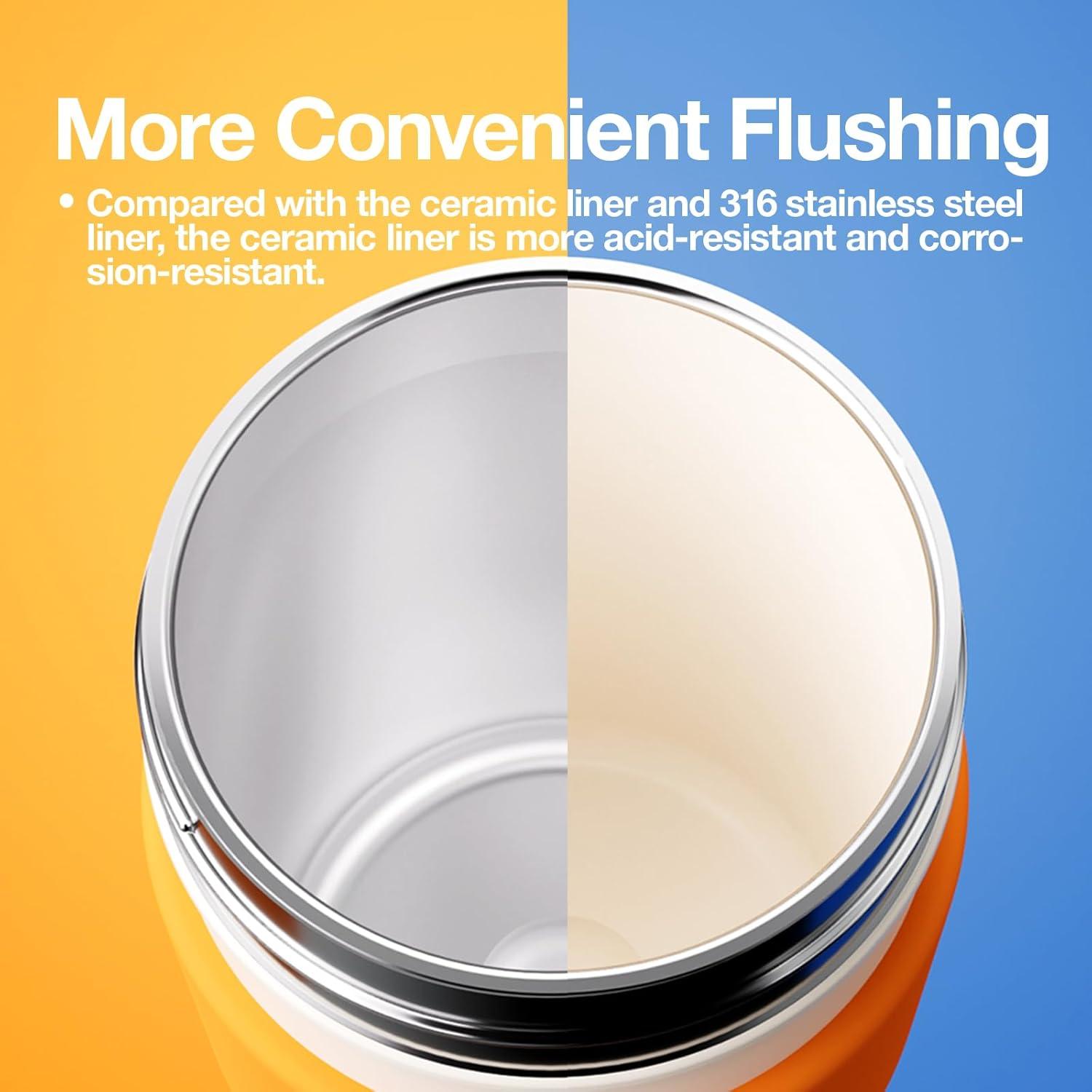 Taza de viaje aislada CHAKO LAB 396.9 ml libre de BPA