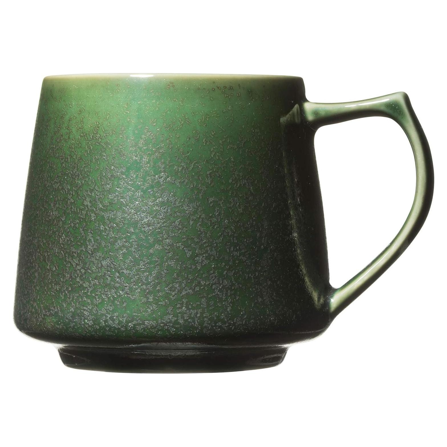 Taza Kiki Cores de Cerámica Mino Verde 320ml Apta Microondas