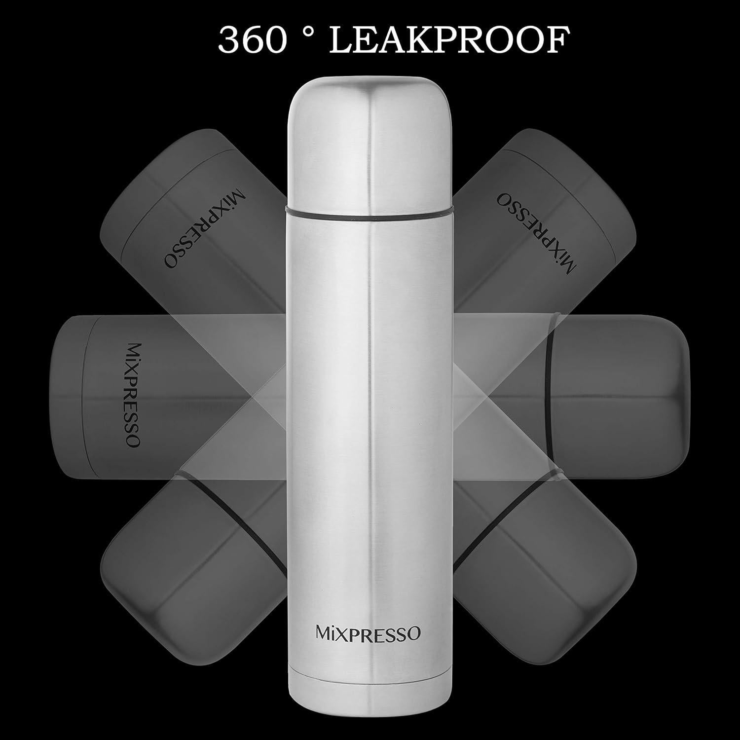 Botella Térmica Mixpresso 0.5L Acero Inoxidable con Taza