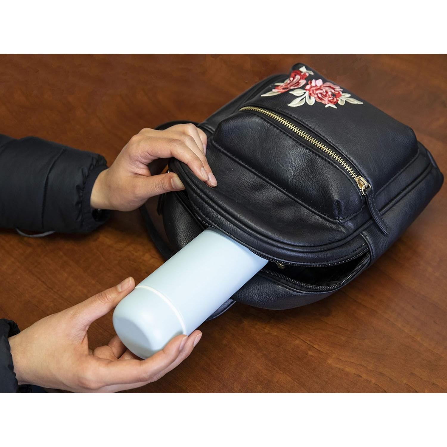 Frasco Aislado MIRA 10 oz Acero Inoxidable Azul Perla