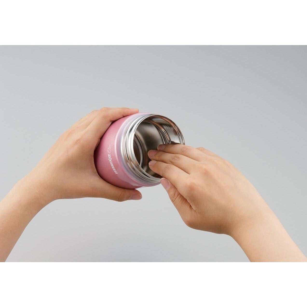 Tarro de Comida Acero Inoxidable Zojirushi 350ml Rosa
