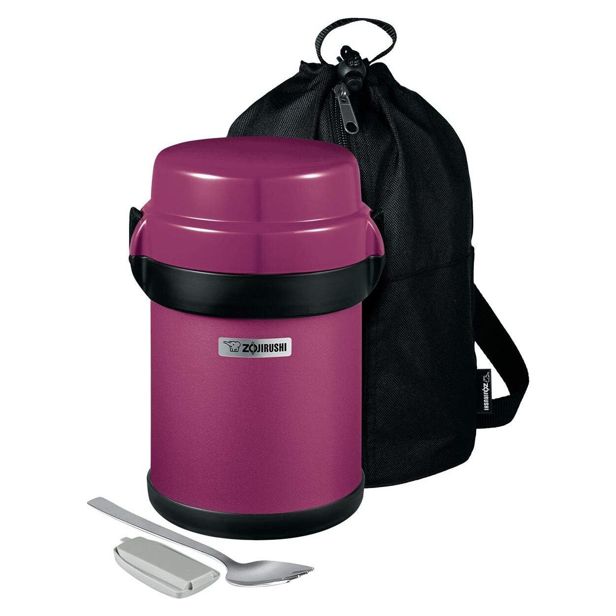 Tarro de Almuerzo Zojirushi Mr. Bento Acero Inoxidable 1.16 L Ciruela