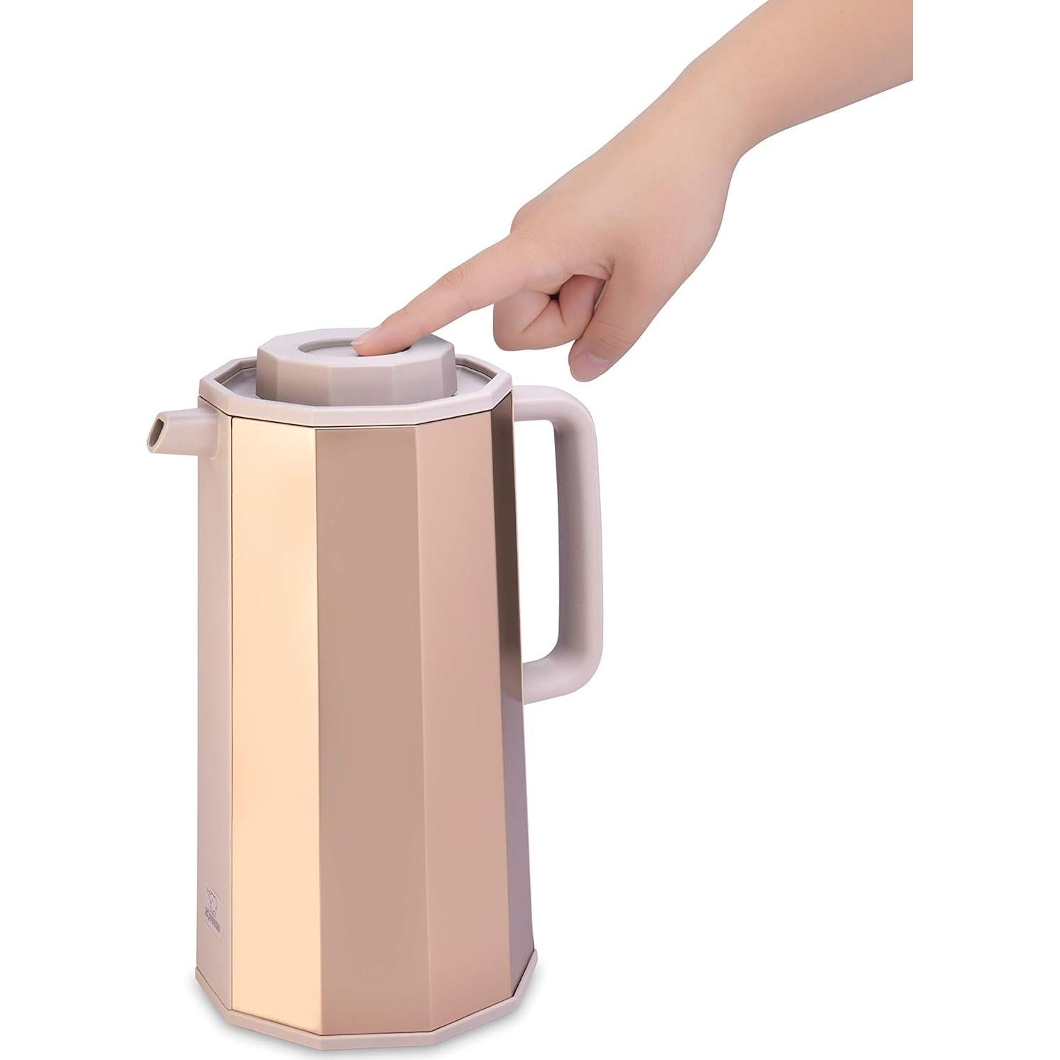 Jarra Térmica de Vidrio Zojirushi AH-EAE10NA 1L Dorado