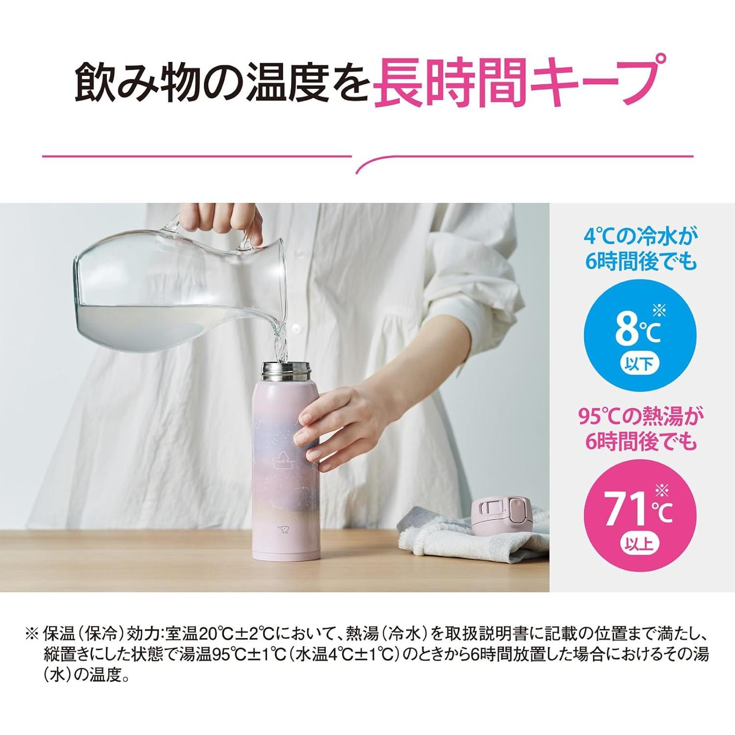 Taza Acero Inoxidable Zojirushi SM-WH48-VZ 480 ml Niños Púrpura