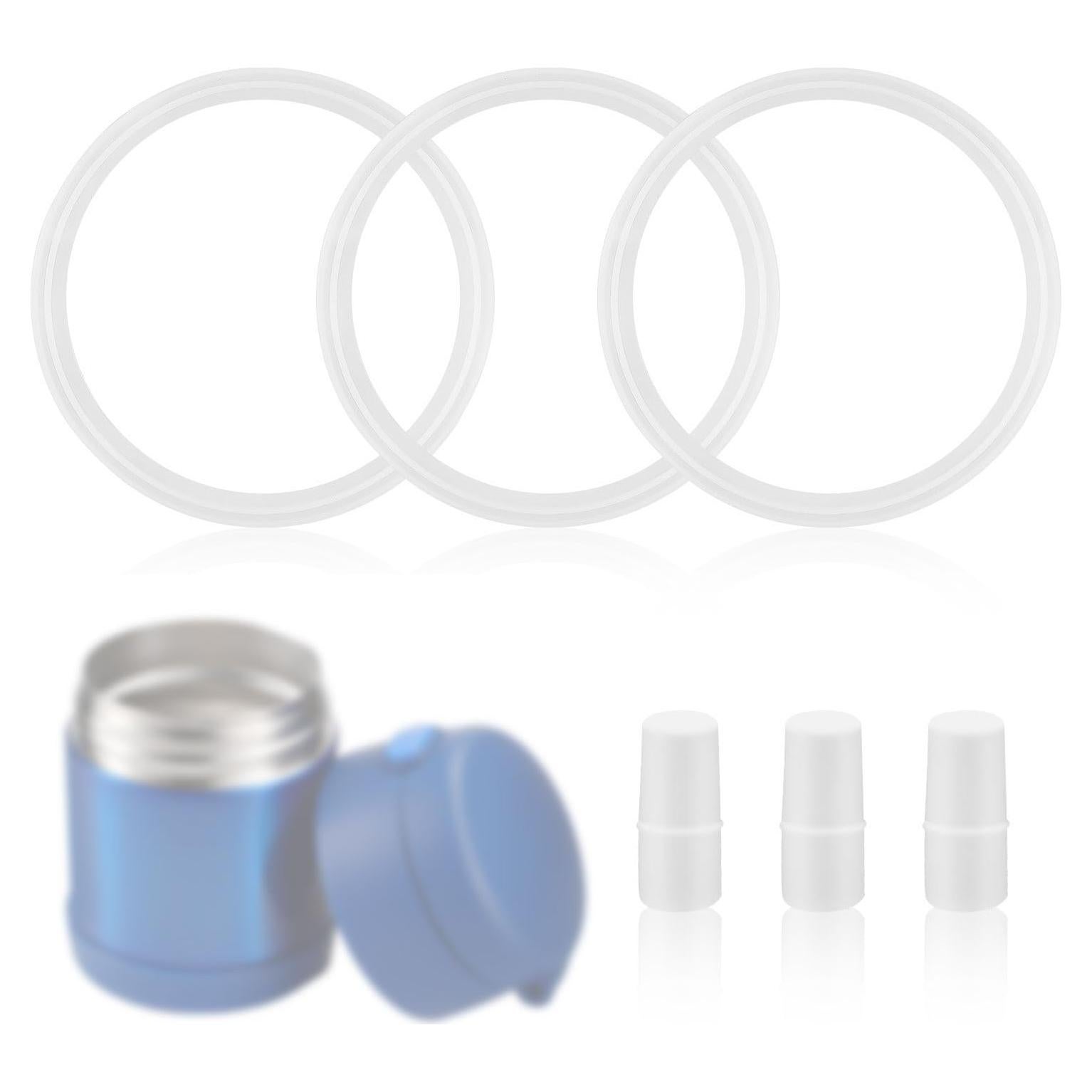 Juntas de Reemplazo de Silicona para Tarros de Comida Thermos 3 Pzas