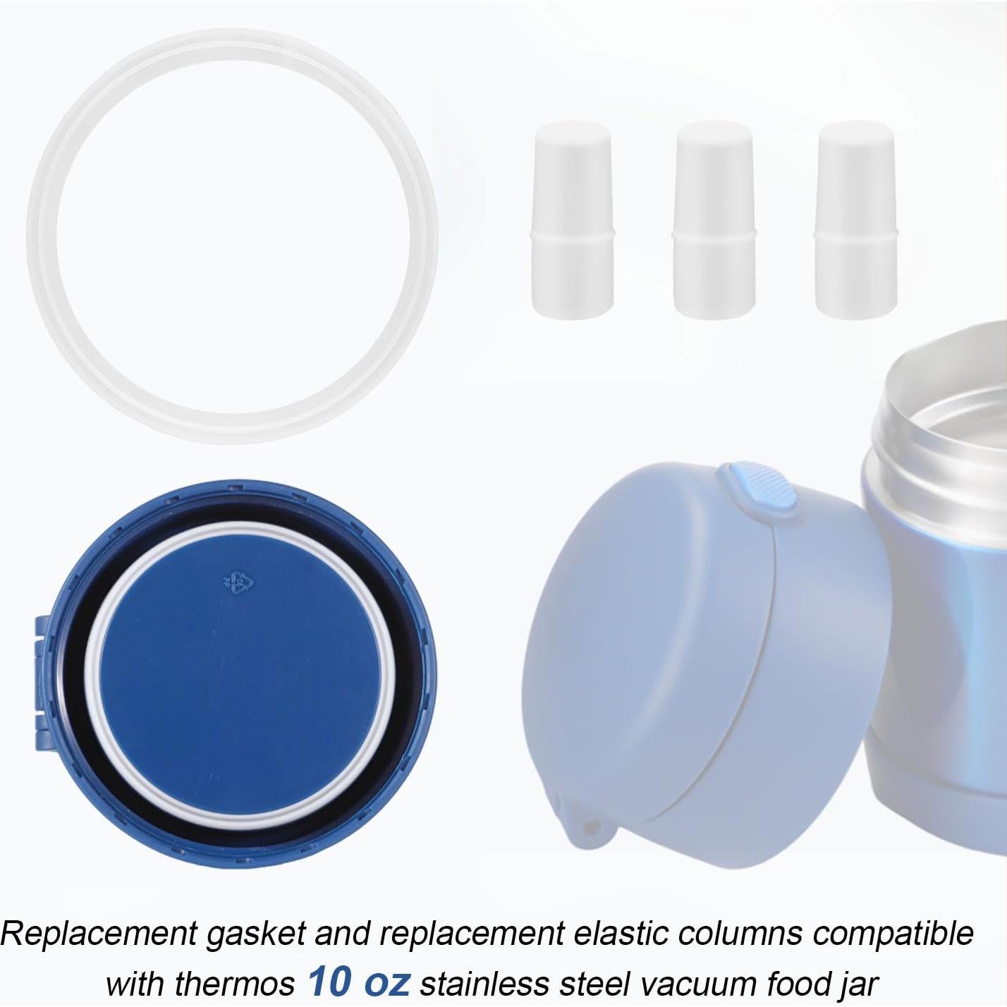 Juntas de Reemplazo de Silicona para Tarros de Comida Thermos 3 Pzas