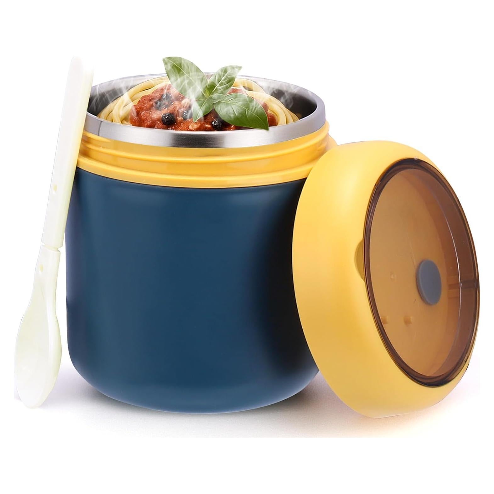 Termo Aislado Juome 16oz para Niños - Acero Inoxidable Azul