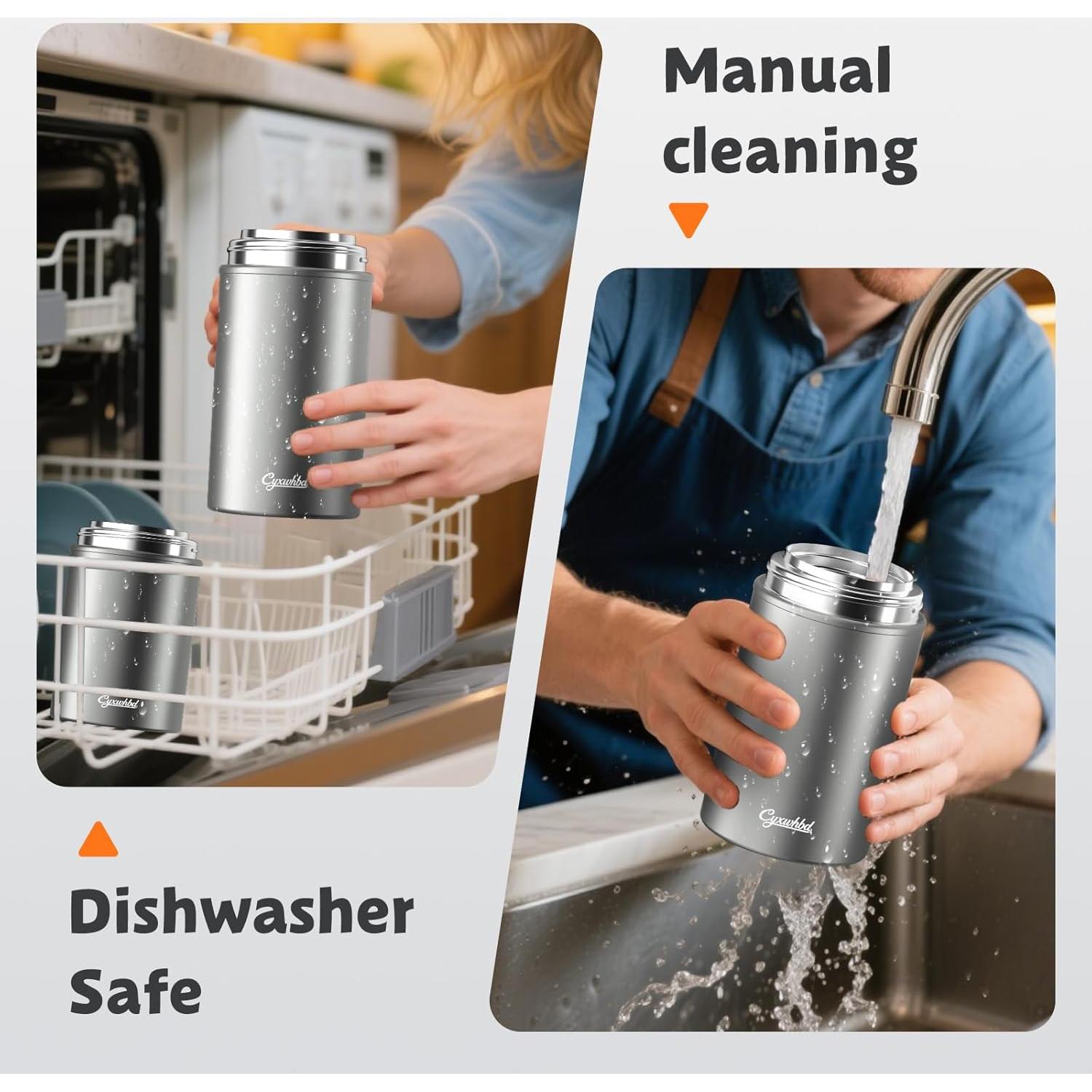 Paquete de 2 Termos Aislados Cyxwhbd 0.85L y 1.27L - 10H Caliente