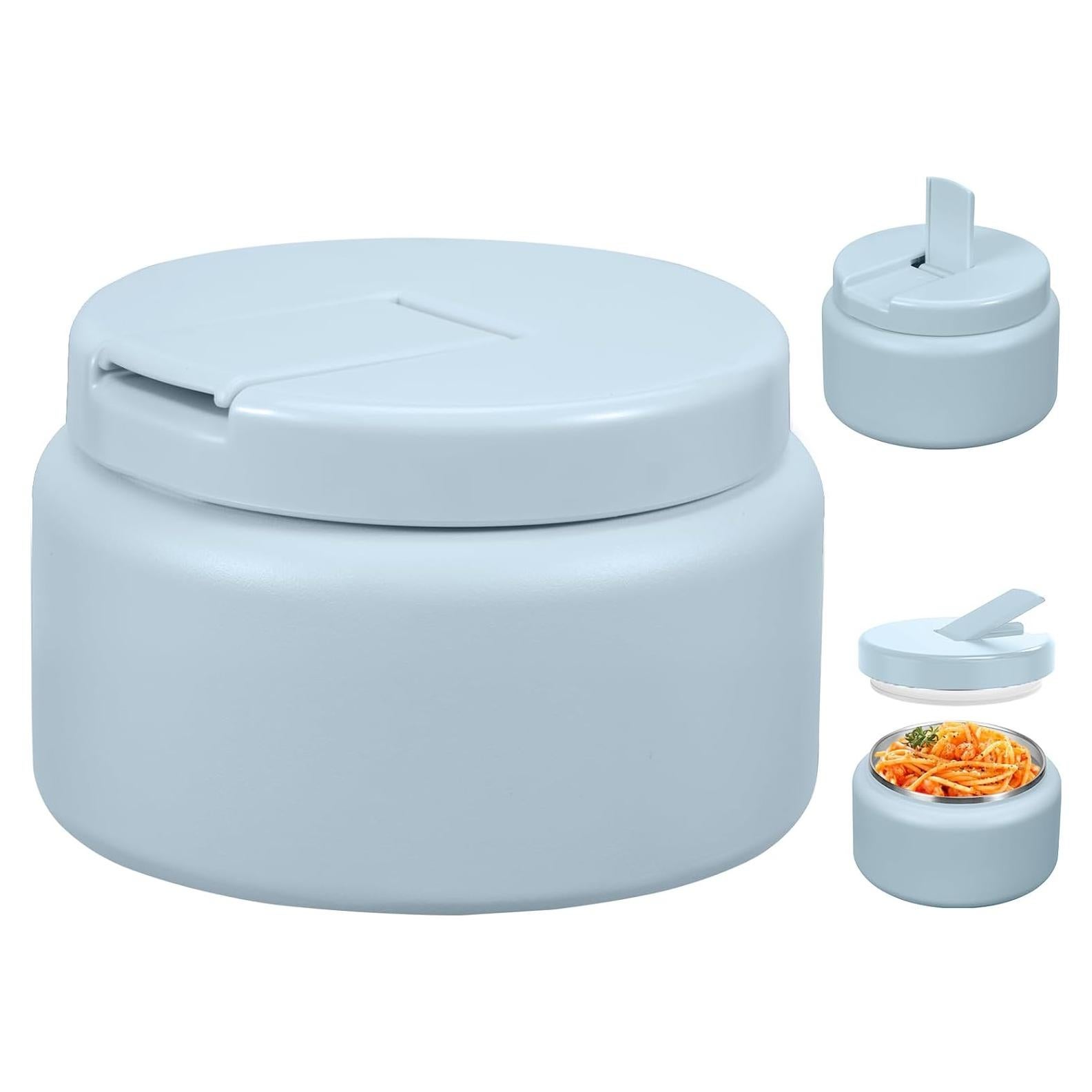 Tarro de Comida Caliente Reeple 381g Aislado al Vacío Azul