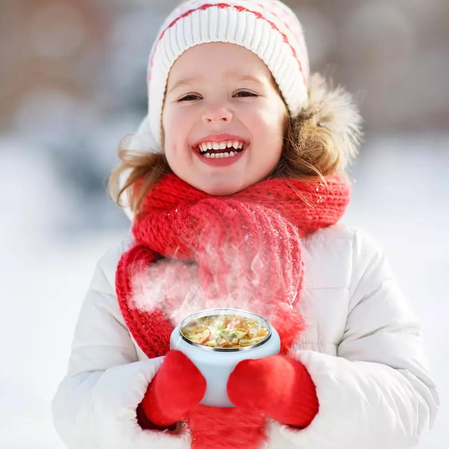 Tarro de Comida Caliente Reeple 381g Aislado al Vacío Azul