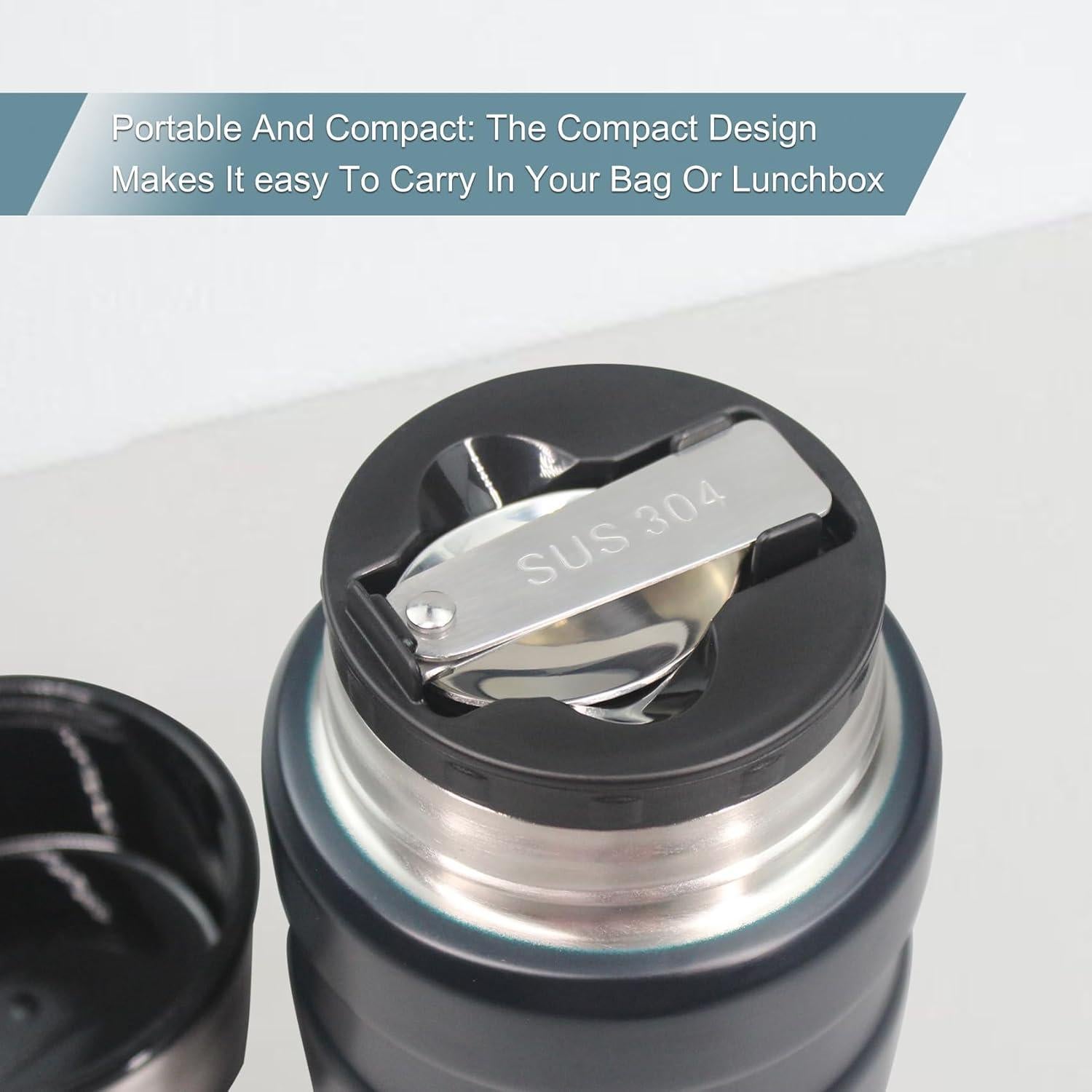 Cuchara y Tenedores de Acero Inoxidable KLOWOAH 4 Piezas