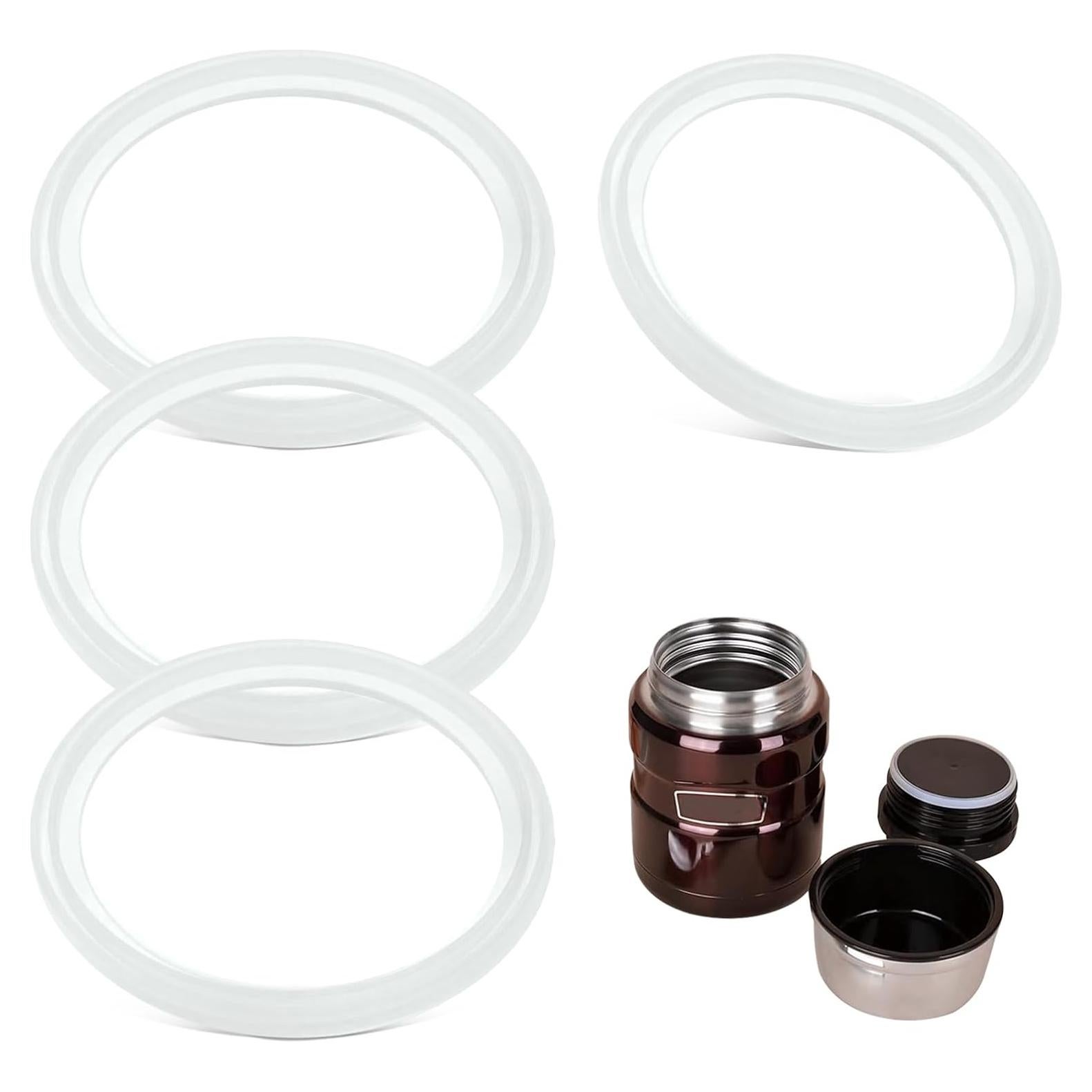 Juntas de Reemplazo Silicona para Tarro Thermos King 710ml - 4 Piezas