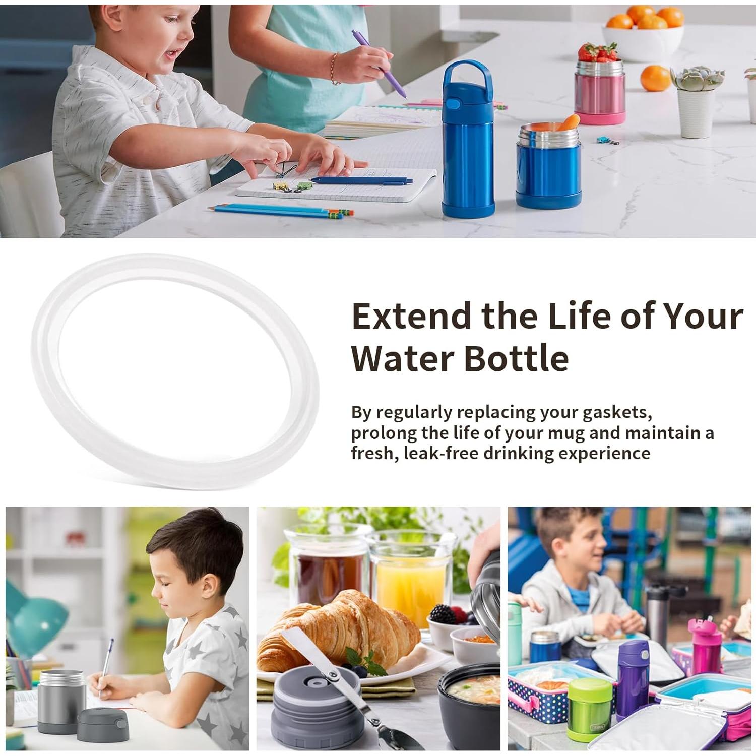 Juntas de Reemplazo Silicona para Tarro Thermos King 710ml - 4 Piezas