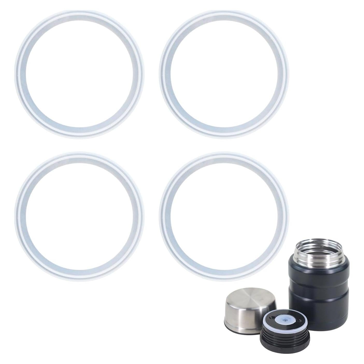 Juntas de Reemplazo KLOWOAH para Tarro Thermos King 0.47L