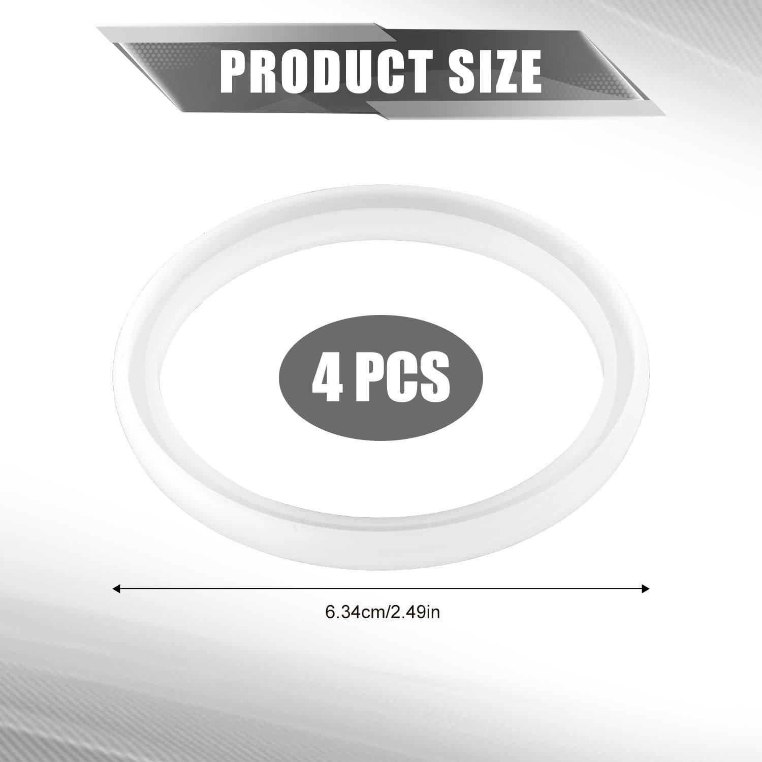 4 Piezas Junta Silicona Reemplazo Stanley Classic 24 oz