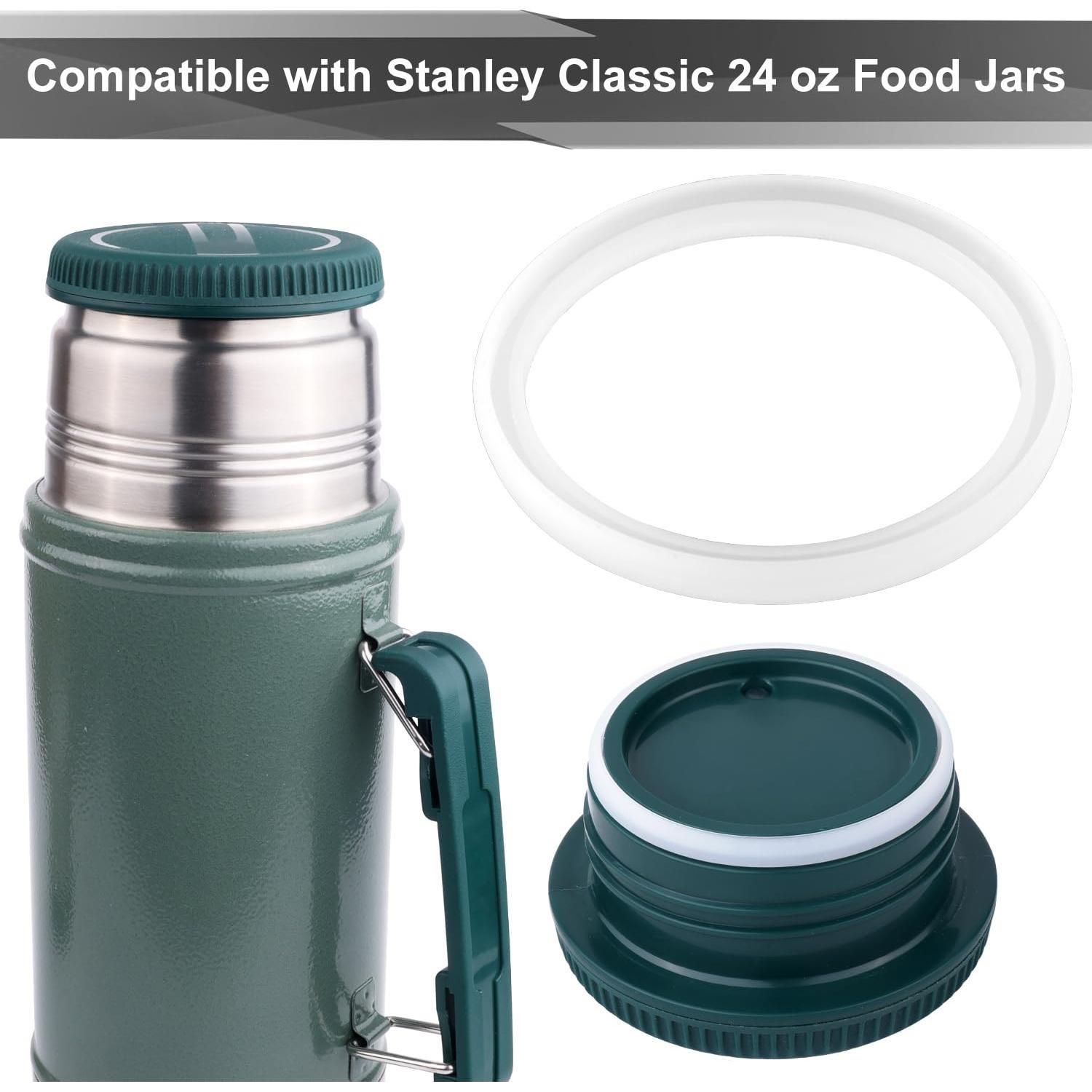 4 Piezas Junta Silicona Reemplazo Stanley Classic 24 oz