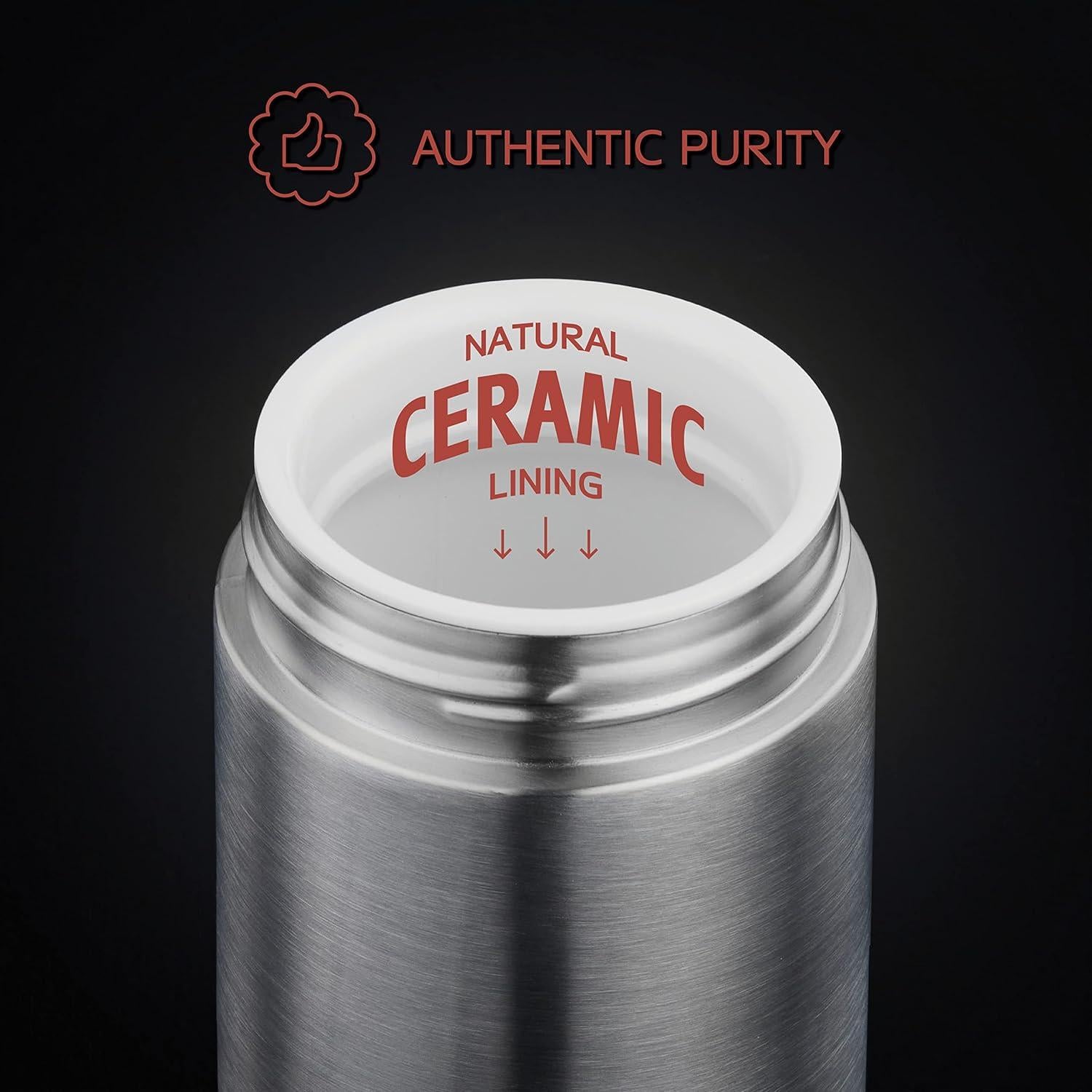 Tarro de Comida Aislado Earthmade 368.5 ml Acero Inoxidable