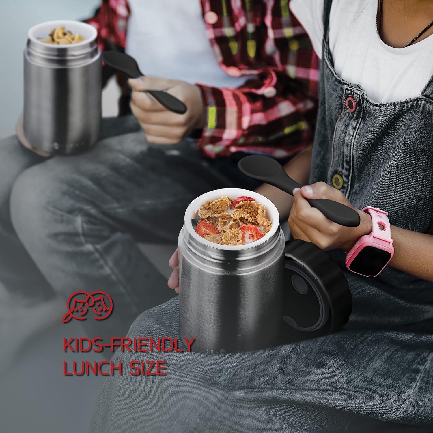 Tarro de Comida Aislado Earthmade 368.5 ml Acero Inoxidable